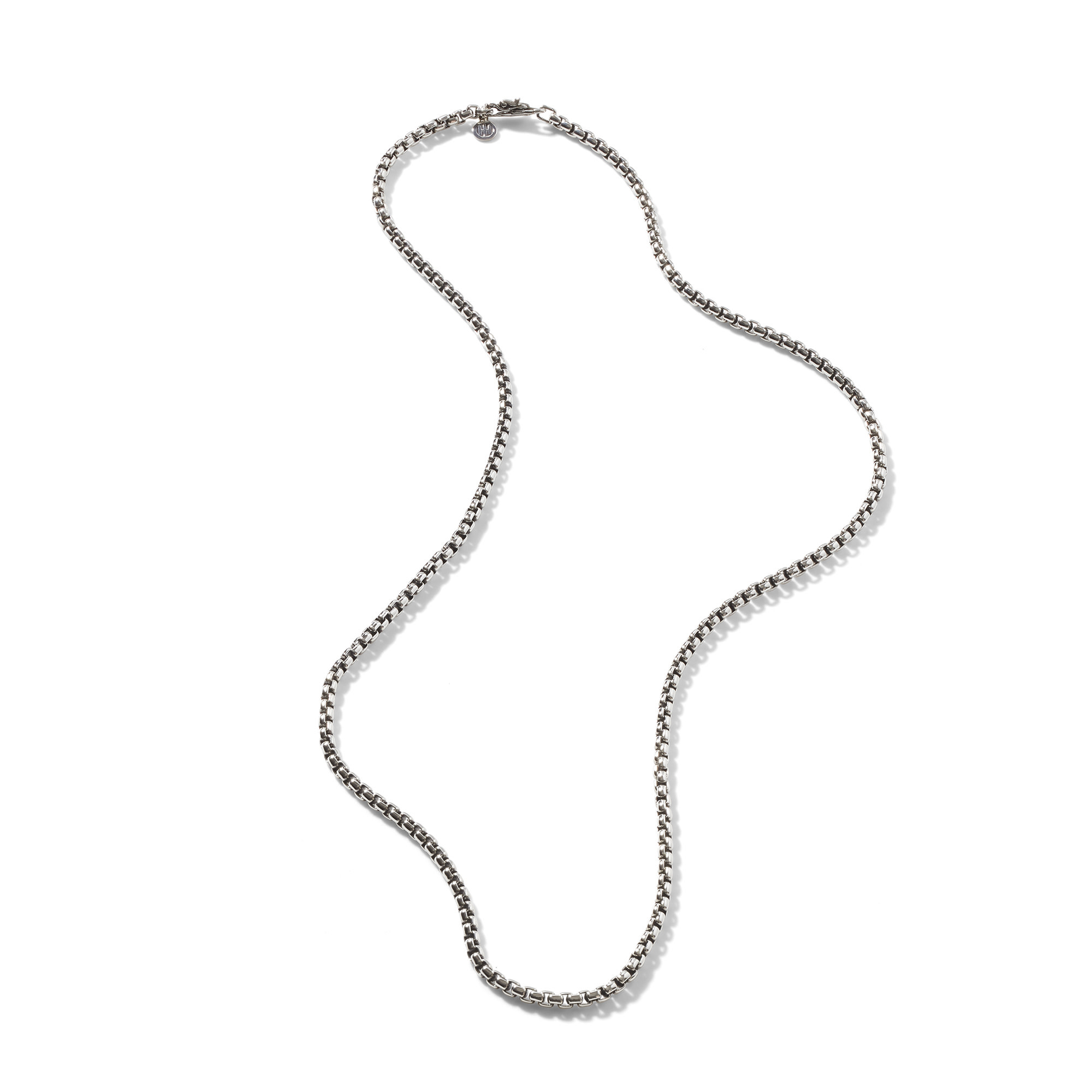 Chaîne Boucles d'oreillesx Legends Naga en argent 26 pouces