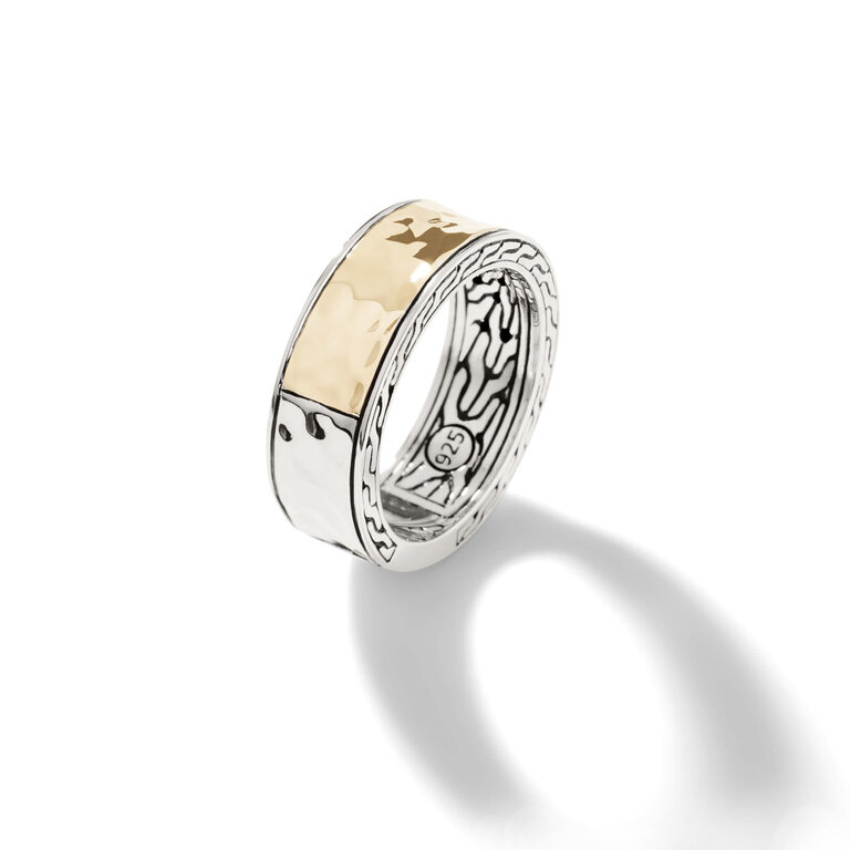 Bague Palu Classic Chain en Argent & Or 18k