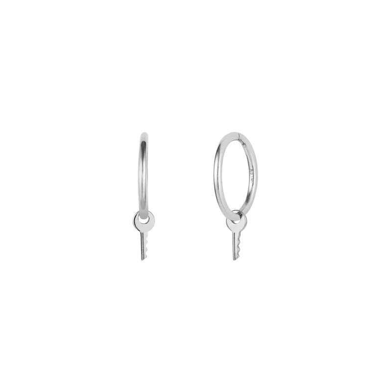 GINA Boucles d'oreilles 14KB CLÉ CHARM