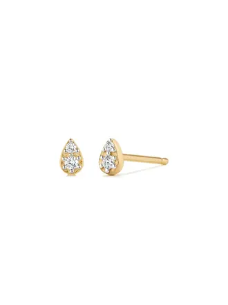 Aurelie Gi ROSA | Boucles d'Oreilles en Forme de Gouttes Pavées de Diamants Aurelie Gi ROSA | Boucles d'Oreilles en Forme de Gouttes Pavées de Diamants