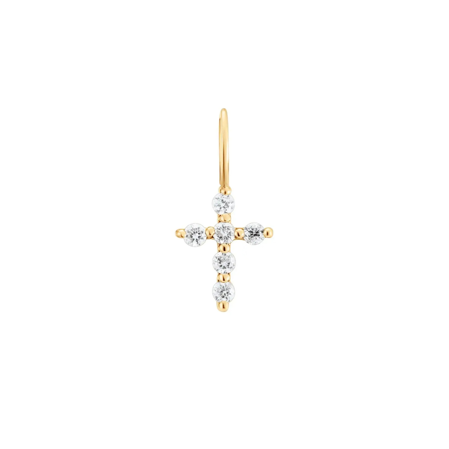 GRACE pendentif croix diamant