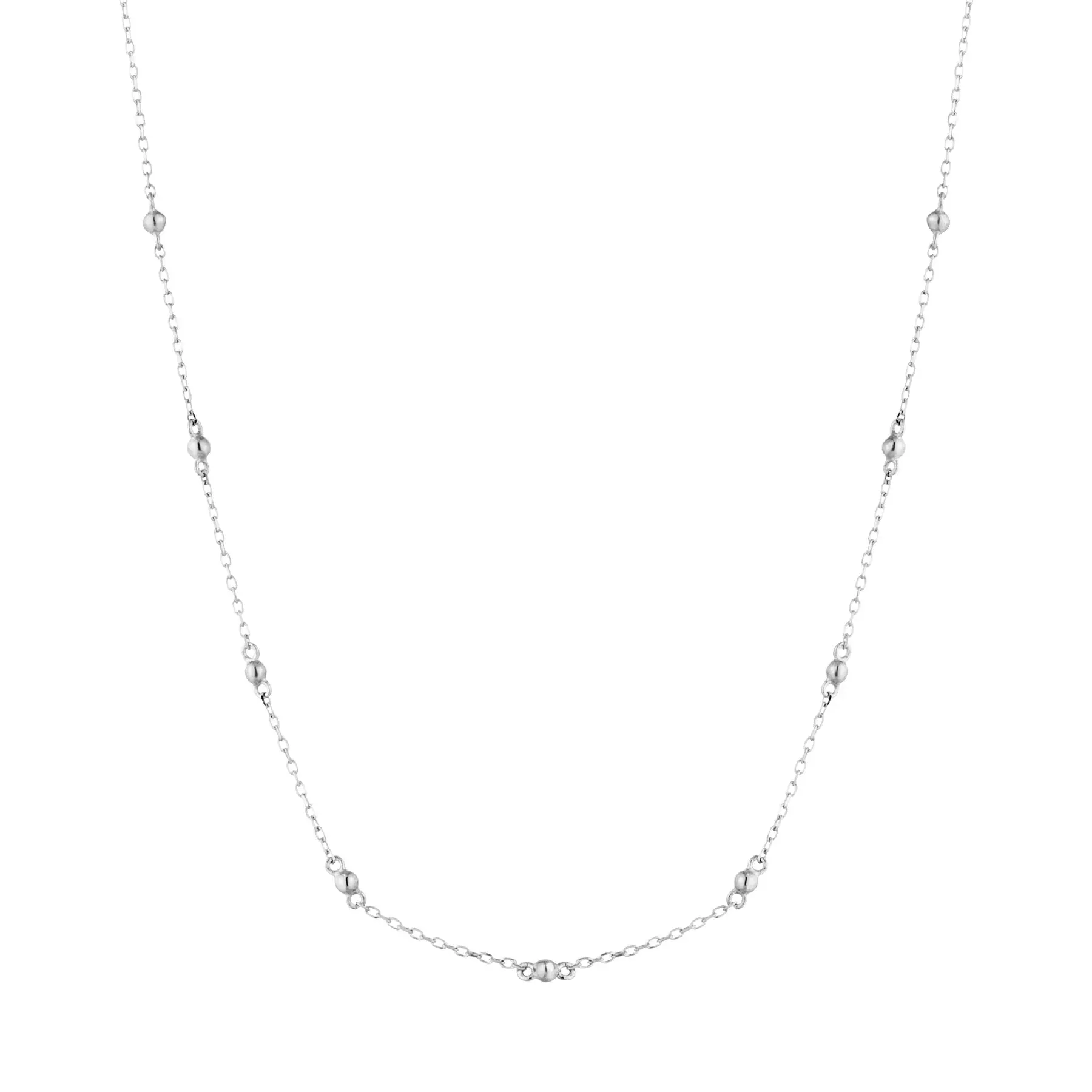 ALICE | Collier Petits Points OR BLANC