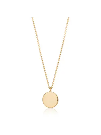 Aurelie Gi DOT | Collier Disque Brillant