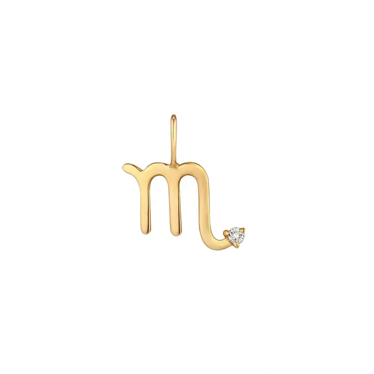 Aurelie Gi SCORPION | Pendentif Zodiaque Avec Diamant