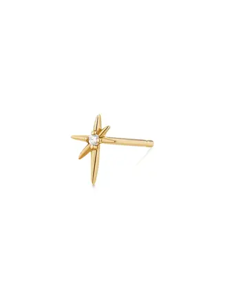 Aurelie Gi STAR | Boucle d'Oreille Etoile Avec Diamant Aurelie Gi STAR | Boucle d'Oreille Etoile Avec Diamant