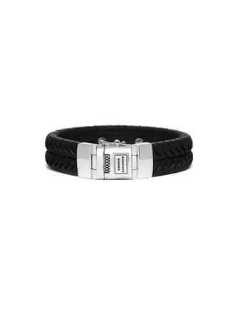 Buddha to Buddha Bracelet Komang cuir noir Buddha to Buddha Bracelet Komang cuir noir