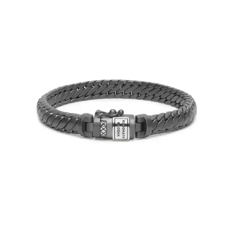 Buddha to Buddha Bracelet Ben XS Noir Rhodhium