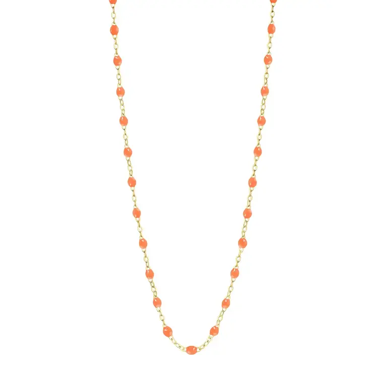 Gigi Clozeau Collier Classique Gigi 18k orange fluo 42 cm