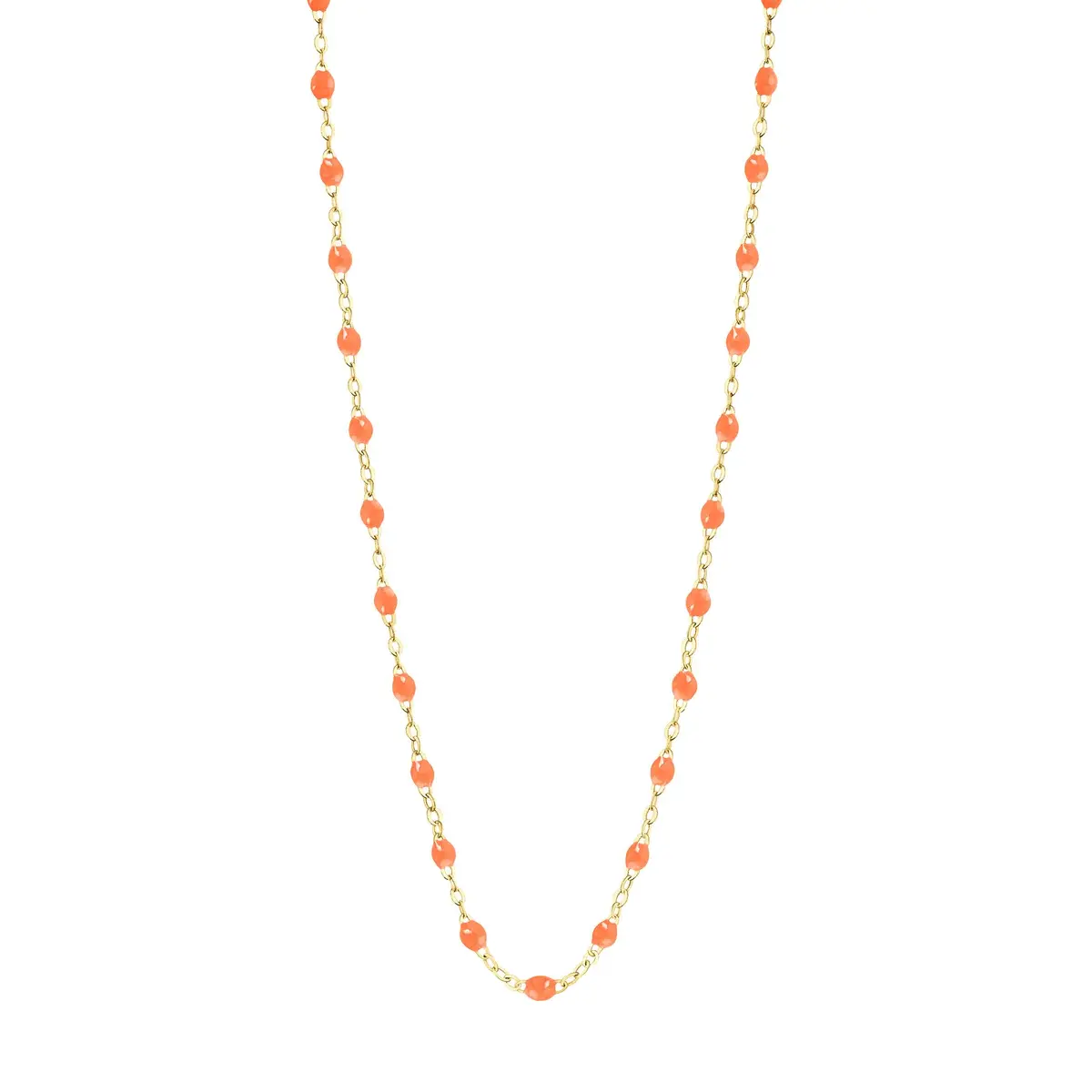 Collier Classique Gigi 18k orange fluo 42 cm