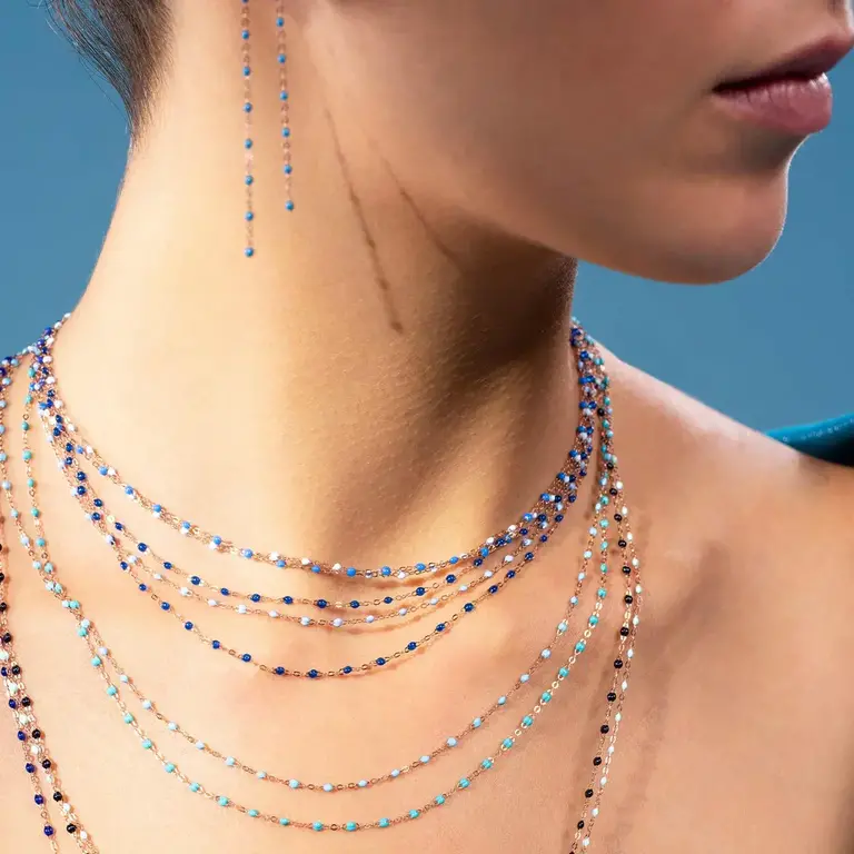 Gigi Clozeau Collier Classique Gigi 18k bleu saphir 42 cm
