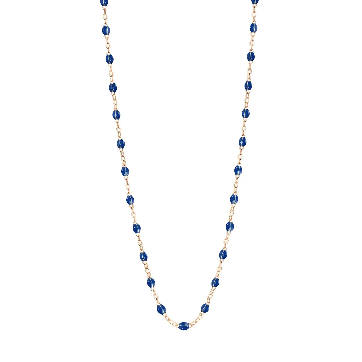 Collier Classique Gigi 18k bleu prusse 42 cm