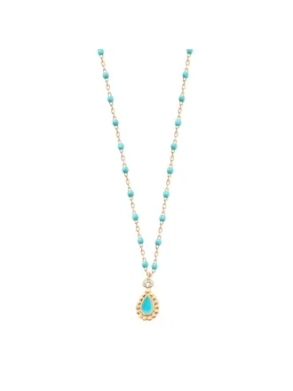 Gigi Clozeau Collier Lucky Cashmere 18k turquoise Gigi Clozeau Collier Lucky Cashmere 18k turquoise