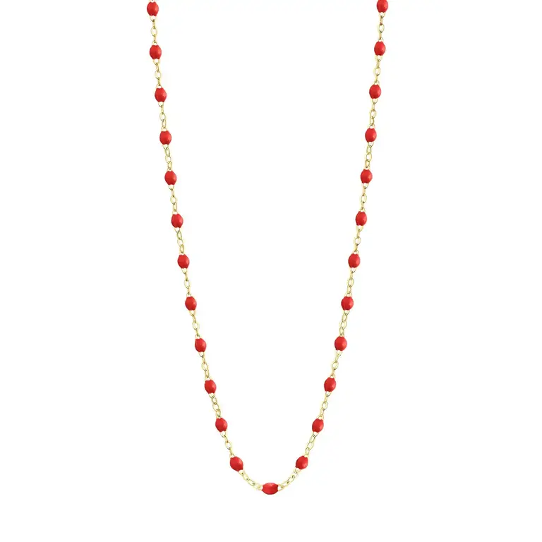 Gigi Clozeau Collier Classique Gigi 18k Coquelicot 50 cm