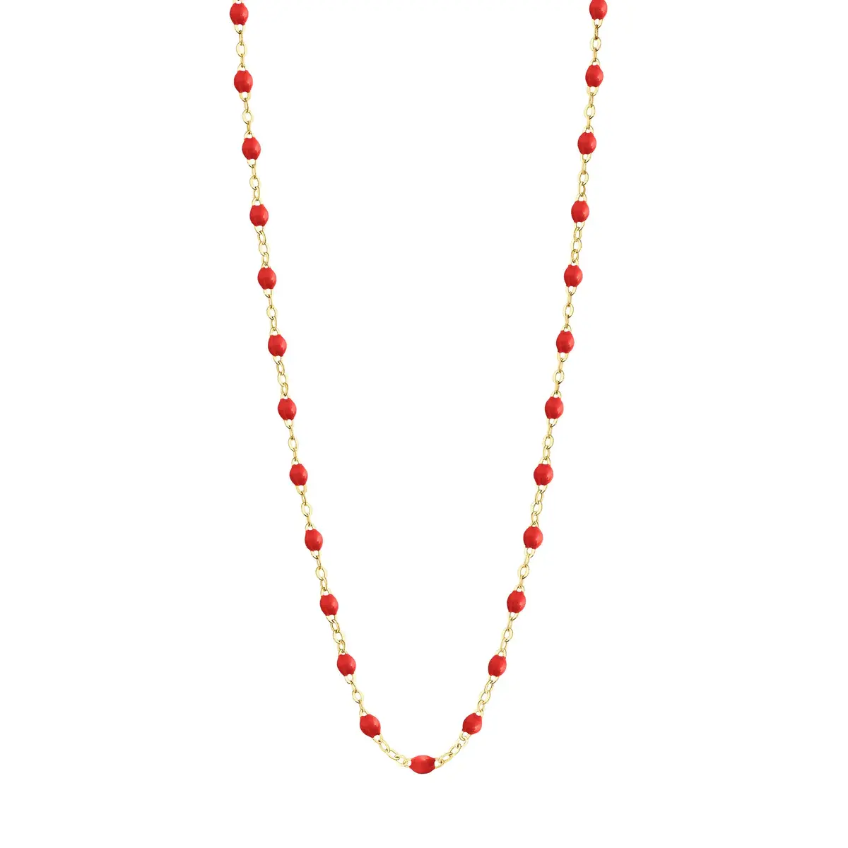 Collier Classique Gigi 18k Coquelicot 50 cm