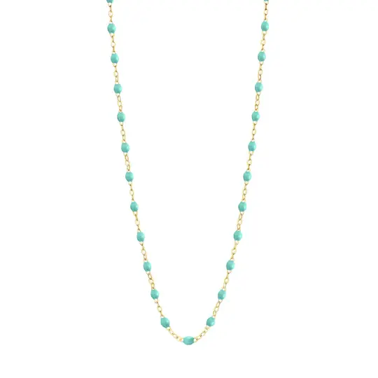 Collier Classique Gigi 18k vert d'eau 42 cm