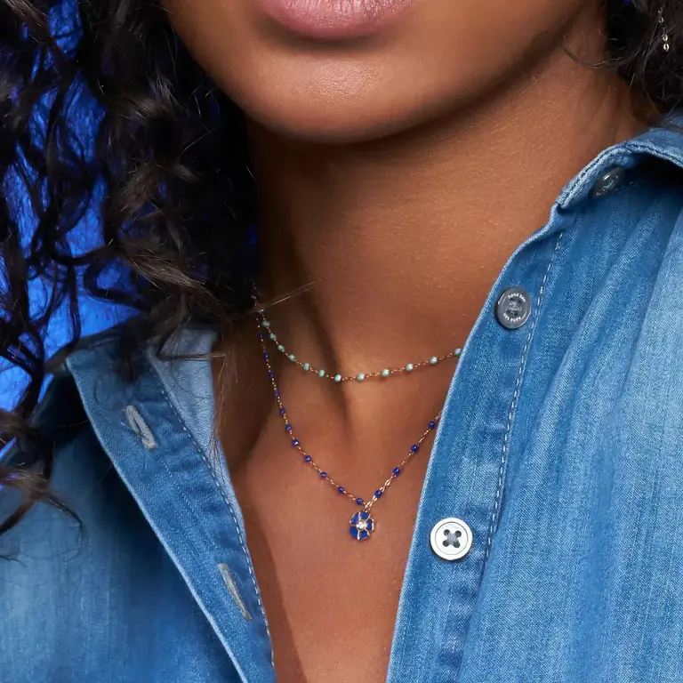 Gigi Clozeau Collier Classique Gigi 18k glacier 42 cm