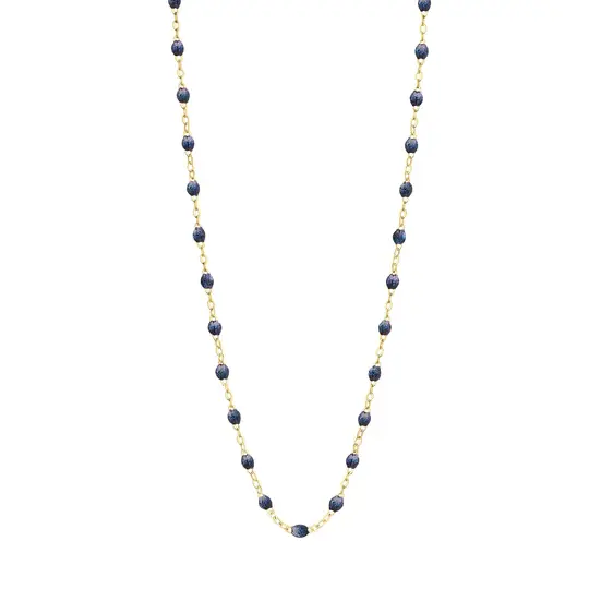 Collier Classique Gigi 18k bleu nuit 42 cm