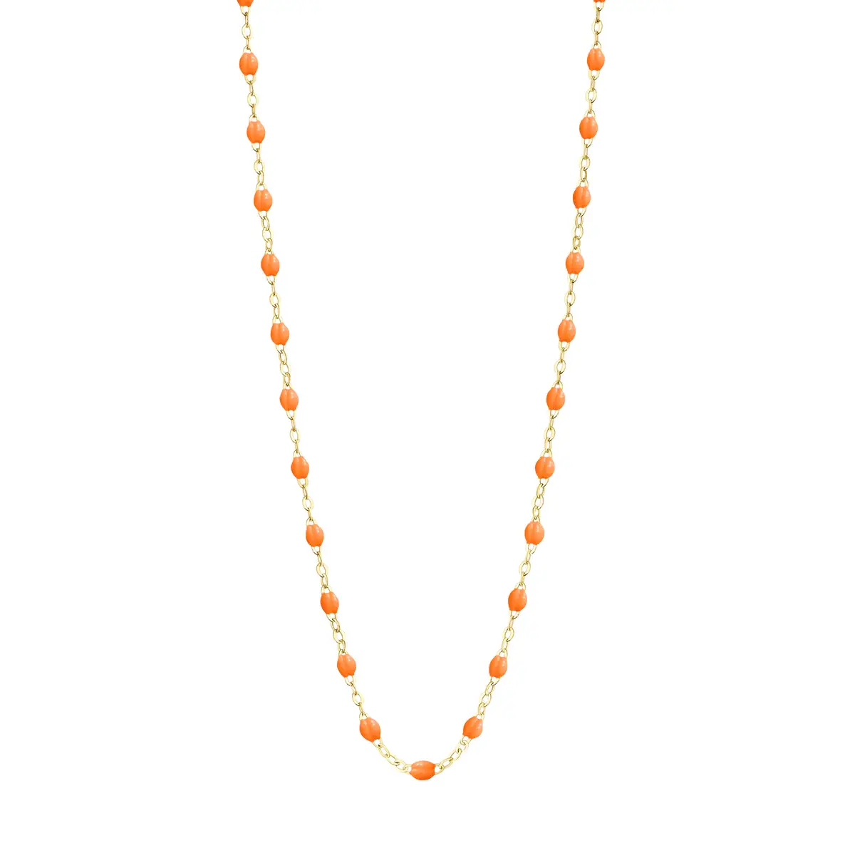 Collier Classique Gigi 18k mandarine 42 cm