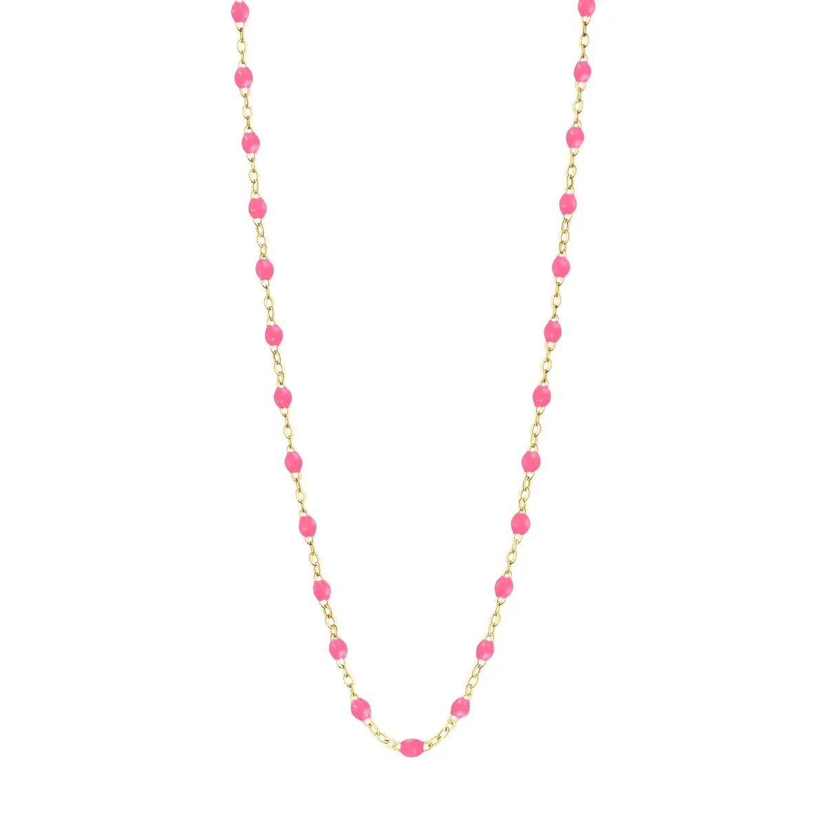 Gigi Clozeau Collier Classique Gigi 18k rose fluo 42 cm