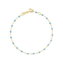 Bracelet 18K Résine Turquoise 17 cm