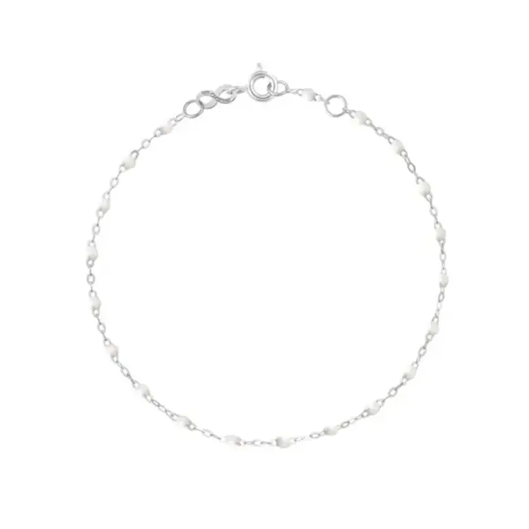 Gigi Clozeau Bracelet Classic Gigi 18kb blanc 17 cm