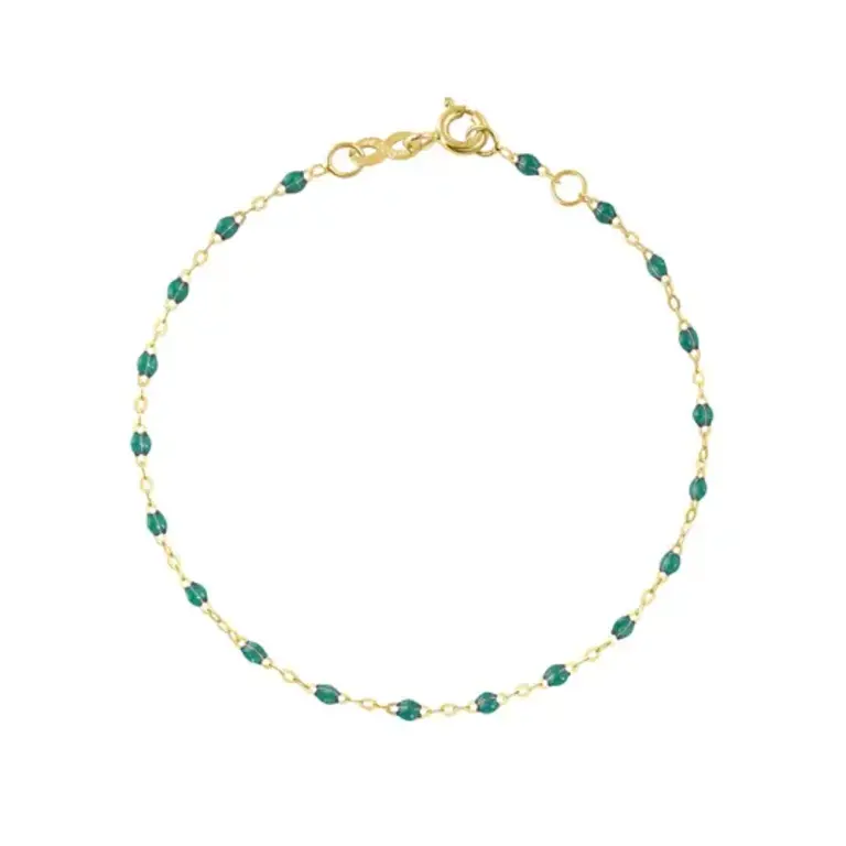 Gigi Clozeau Bracelet Classique Gigi 18k émeraude 17 cm