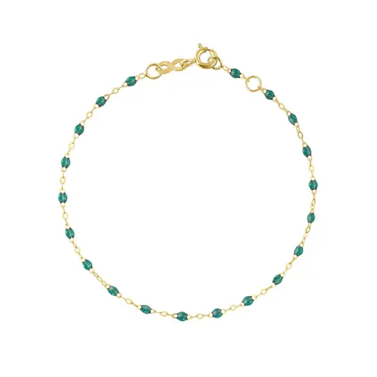 Bracelet Classique Gigi 18k émeraude 17 cm