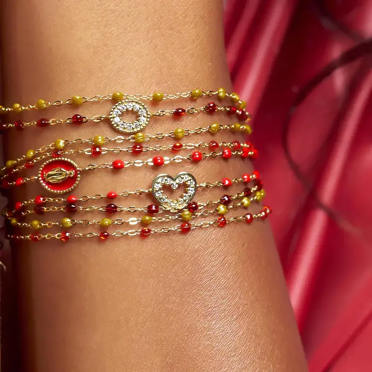 Gigi Clozeau Bracelet Classique Gigi 18k rouge 17 cm