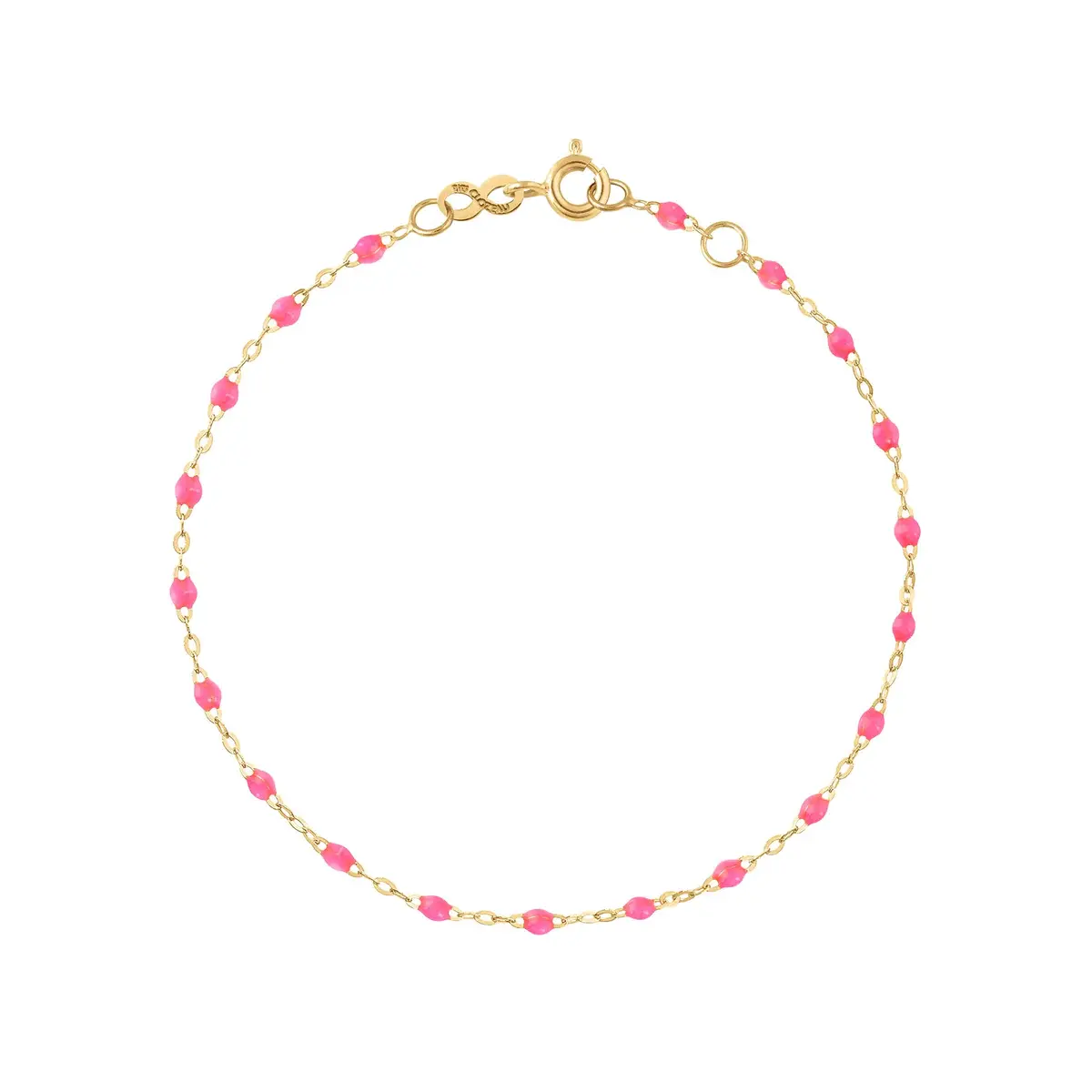 Bracelet Classique Gigi 18k rose fluo 17 cm