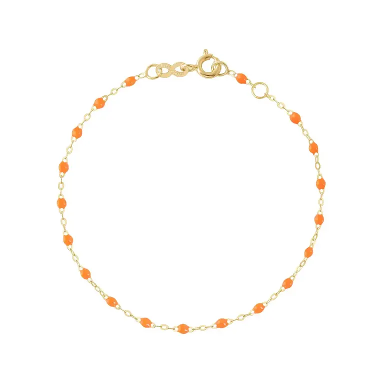 Gigi Clozeau Bracelet Classique Gigi 18k orange fluo 17 cm