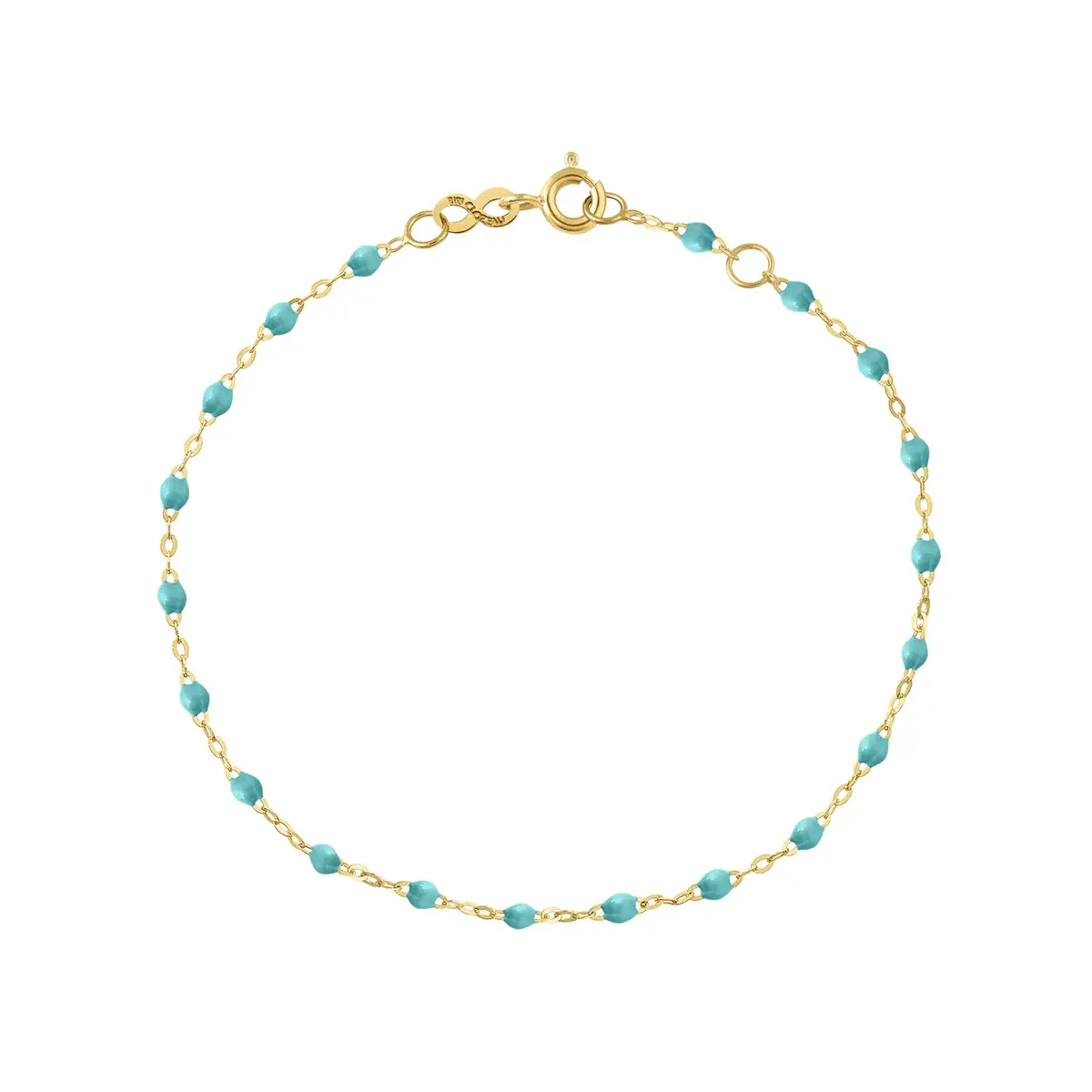 Bracelet Classique Gigi 18k turquoise vert 17 cm