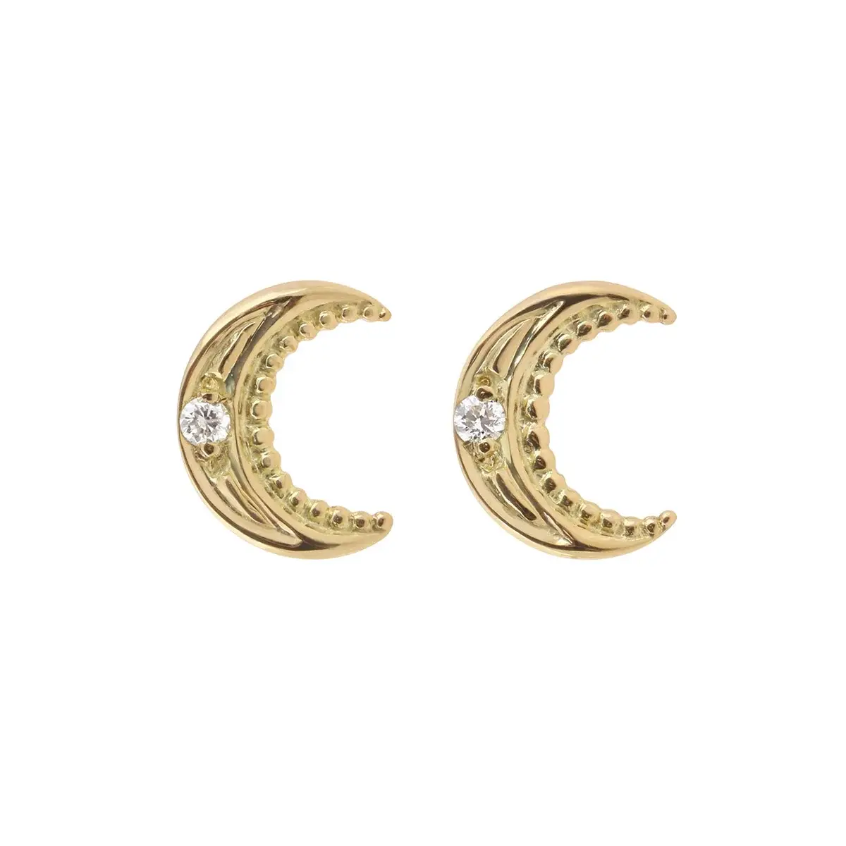 Boucles d'oreilles 18k avec diamant