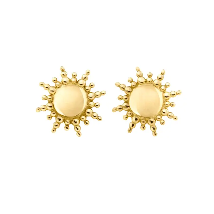 Boucles d'oreilles Soleil 18k
