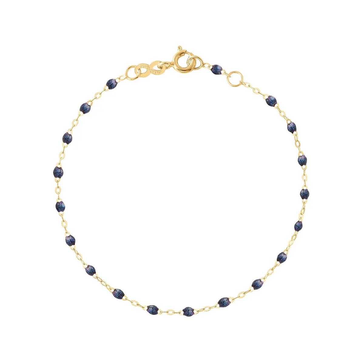 Bracelet Classique Gigi 18k bleu nuit 17 cm