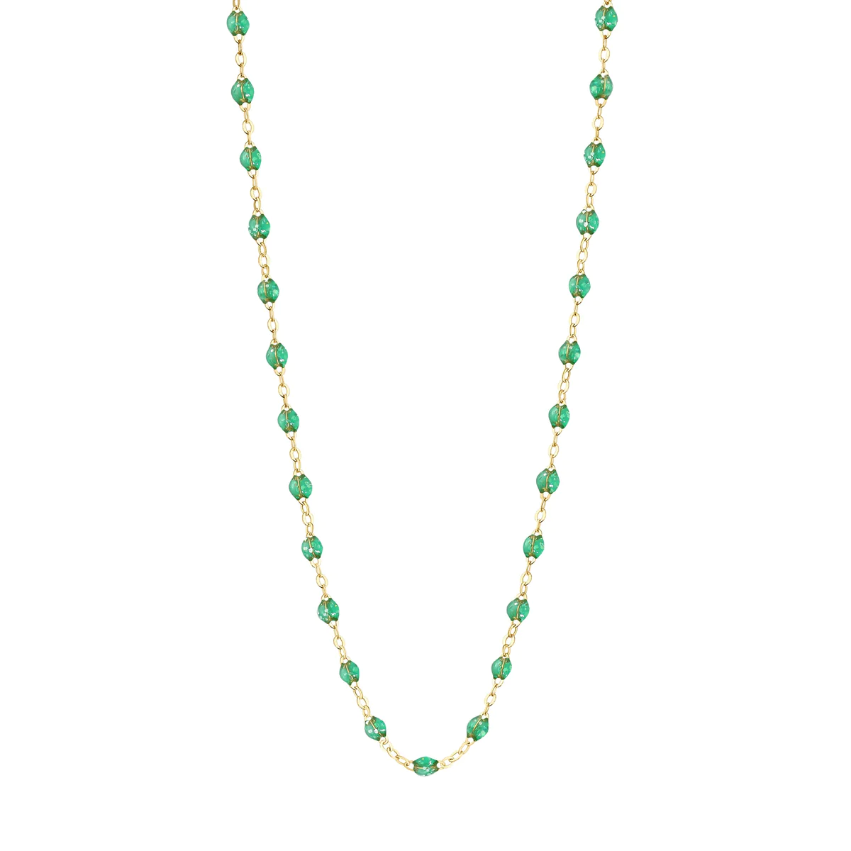Collier Classique Gigi 18k menthe 42 cm