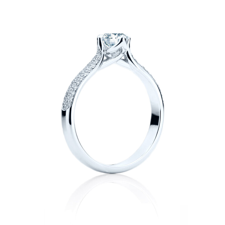 Joaillerie St-Onge BAG 18K/PAL D.72 VS1-E CAN,
