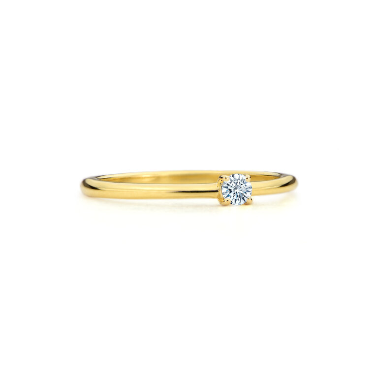 Joaillerie St-Onge BAGUE 18K/J DIA .10CT VS-F C