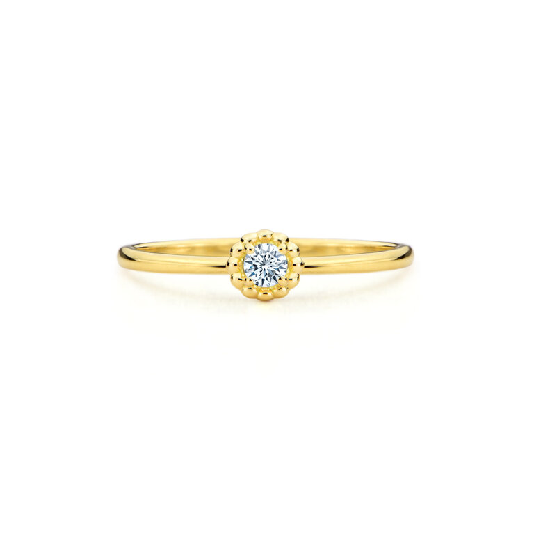 Joaillerie St-Onge BAGUE 18K/J DIA .10CT VS-F S