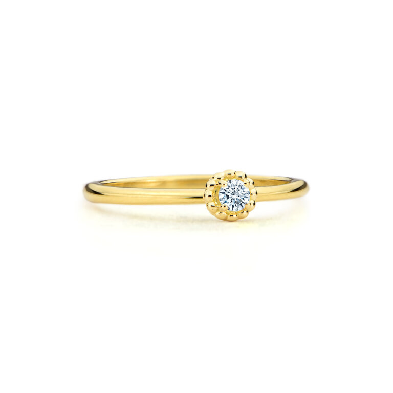 Joaillerie St-Onge BAGUE 18K/J DIA .10CT VS-F S