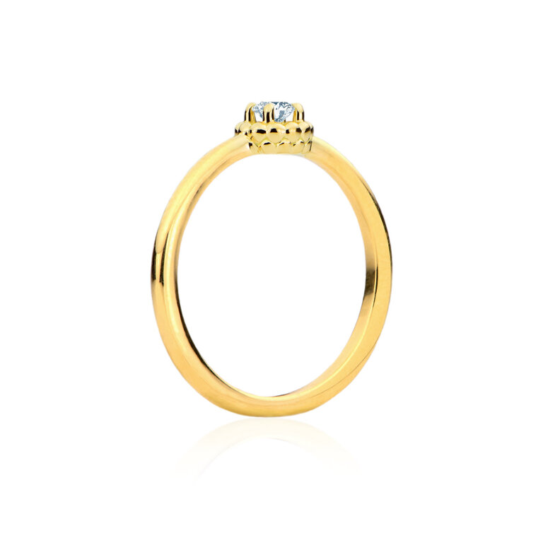 Joaillerie St-Onge BAGUE 18K/J DIA .10CT VS-F S