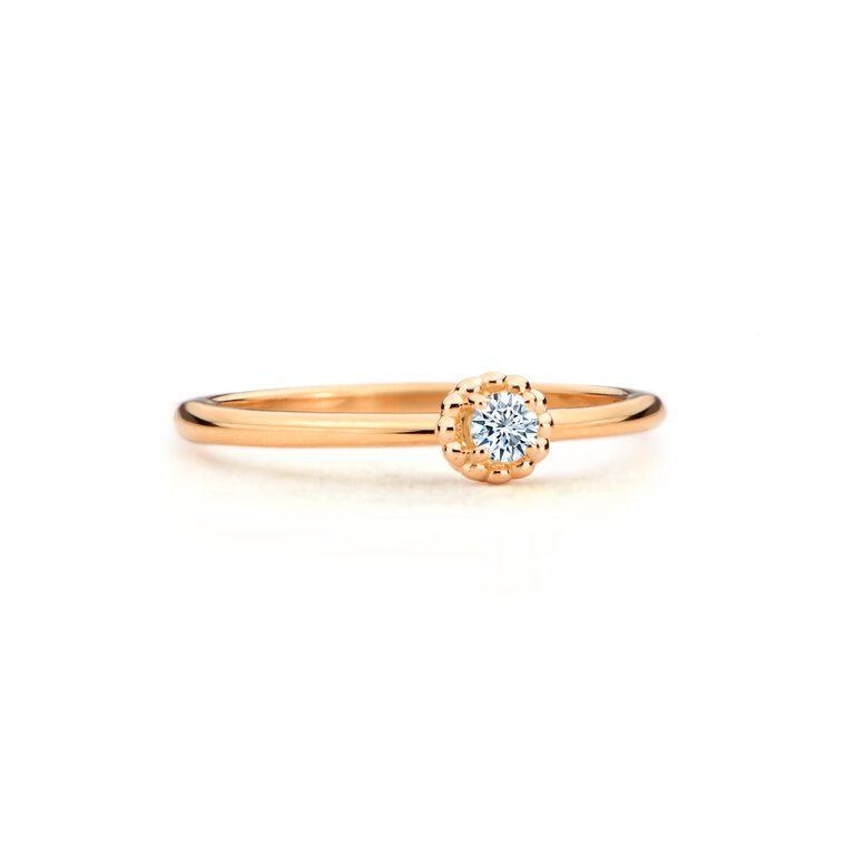 Joaillerie St-Onge BAGUE 18K/R DIA .10CT VS-F