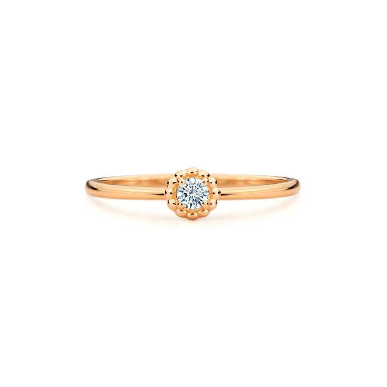 Joaillerie St-Onge BAGUE 18K/R DIA .10CT VS-F