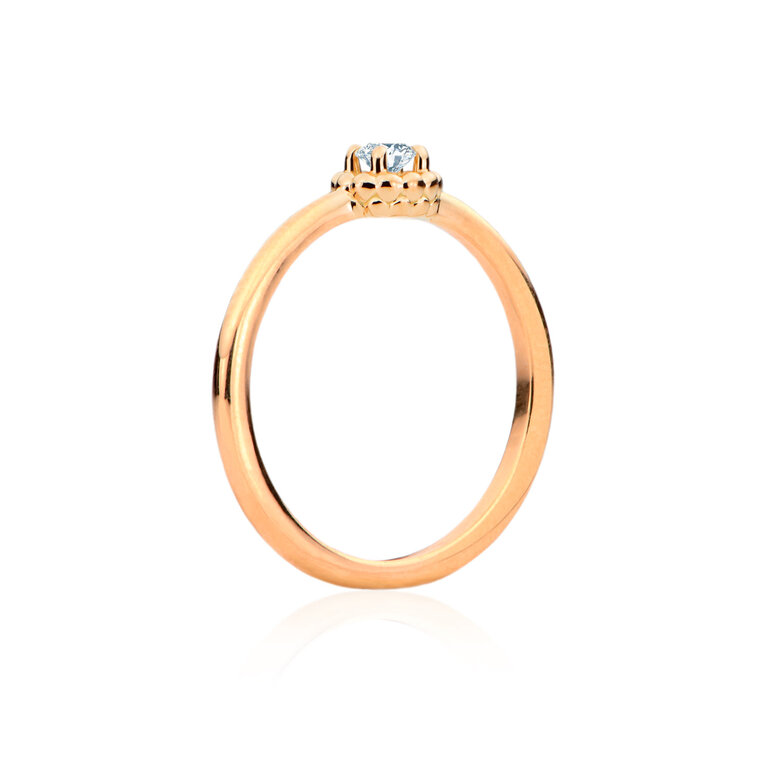 Joaillerie St-Onge BAGUE 18K/R DIA .10CT VS-F