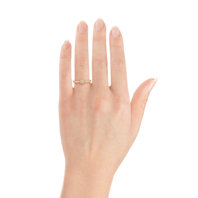 Joaillerie St-Onge BAGUE 18K/R DIA .10CT VS-F