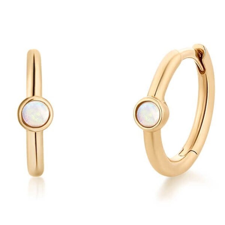 Aurelie Gi Huggie FORTUNA opale14kj