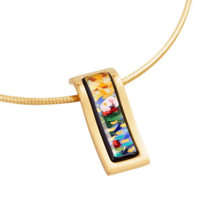 FREYWILLE Pendentif EMAIL PL OR WAVE MONET