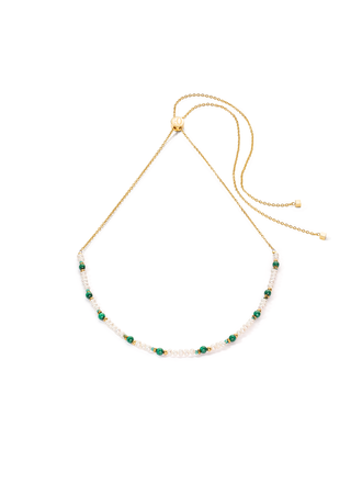 Coeur de Lion Collier blanc vert