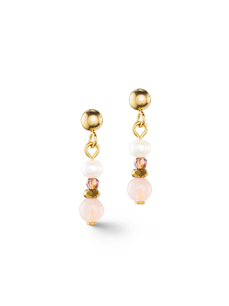 Coeur de Lion Boucles d'oreilles rose pale Coeur de Lion Boucles d'oreilles rose pale