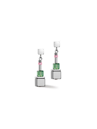 Coeur de Lion Boucles d'oreilles Bleu Vert Lilas Coeur de Lion Boucles d'oreilles Bleu Vert Lilas
