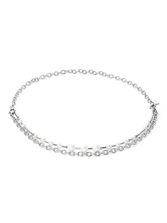 Coeur de Lion Collier Perle Argent Coeur de Lion Collier Perle Argent